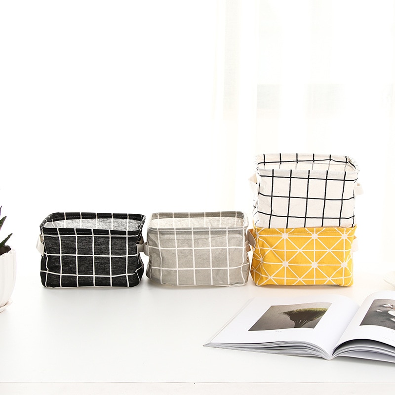 Baumwolle Leinen Waren Inhaber Schreibtisch Kleinigkeiten Warenkorb Kuli Halter Büro Schulbedarf