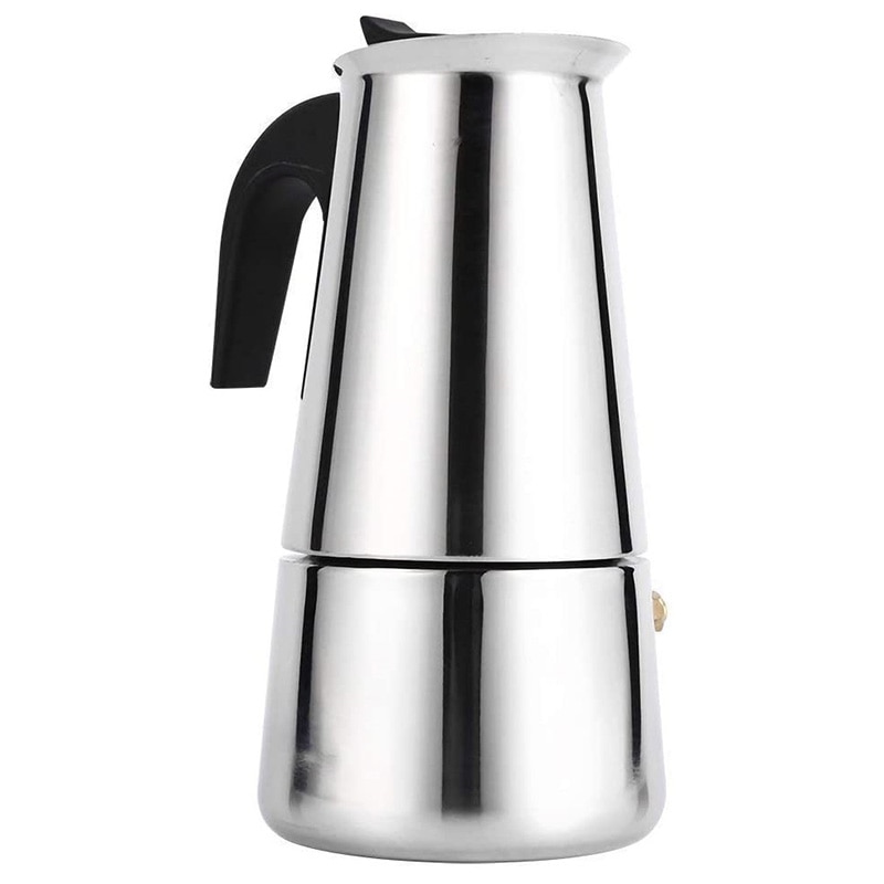 Edelstahl Moka Latte Espresso Tragbare Kaffee Hersteller Herde Filter Kaffee Töpfe Kaffeemaschine,300ML