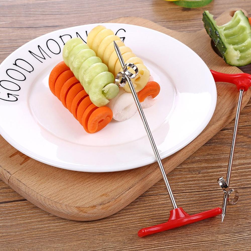 Küche Zubehör Manuelle Rolle Spirale Schneidemaschine Rettich Kartoffel Werkzeuge Gemüse Spirale Cutter Küche Obst Carving Werkzeuge