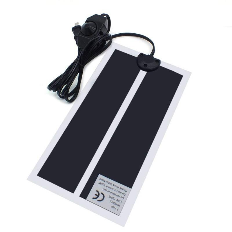 1 stück Heizung Pad 15x28 Cm 7 w Reptil Grübler Inkubator Haustier Heizkissen Brauen Eu Stecker Für hund Katze Bett Haustier Material Amphibien