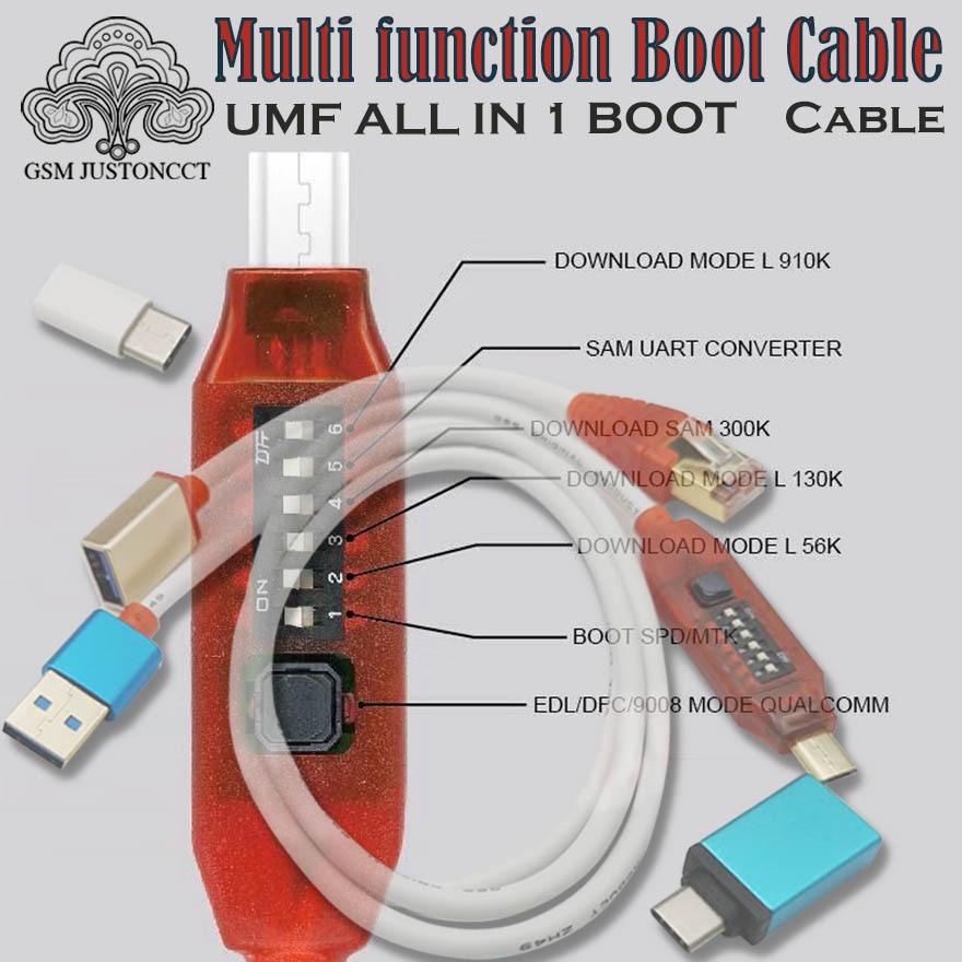 Alle Stiefel Kabel (EINFACH SCHALT) Mikro USB RJ45 Alle in Einem Multifunktions Stiefel Kabel edl kabel UMF ALLE in EINEM Stiefel KABEL