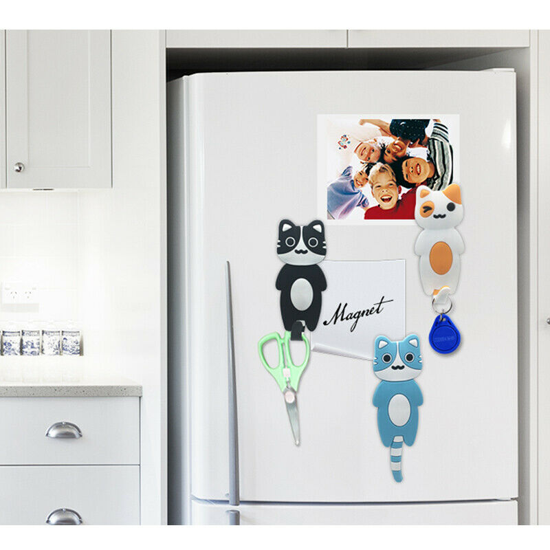 Nette Einzigartige Katze Schwanz Magnetische Kühlschrank Haken Hängen Haken Kühlschrank Aufkleber