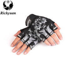 Neue Sport Handschuhe für freundlicher halbfinger Wolf drucken Handschuh freundlicher Handschuhe Anti-Unterhose Jungen Mädchen Fingerlose Handschuhe für 6-12 Jahre Art