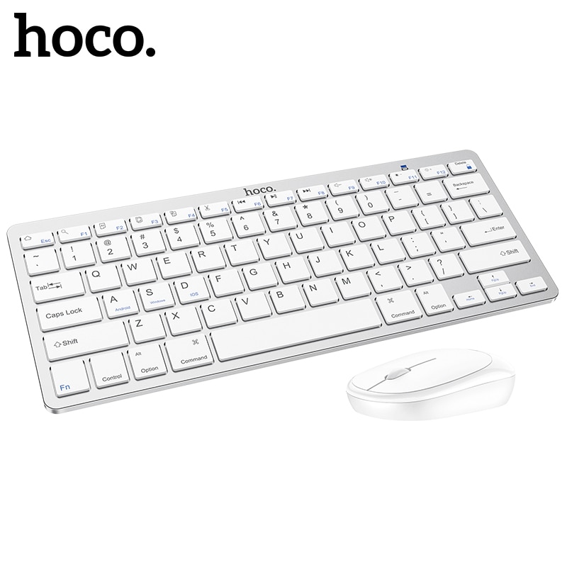 HOCO drahtlose tastatur und Maus Protable Mini Tastatur Maus Combo einstellen 2,4 Ghz stabile verbindung Für Notizbuch Laptop Mac PC