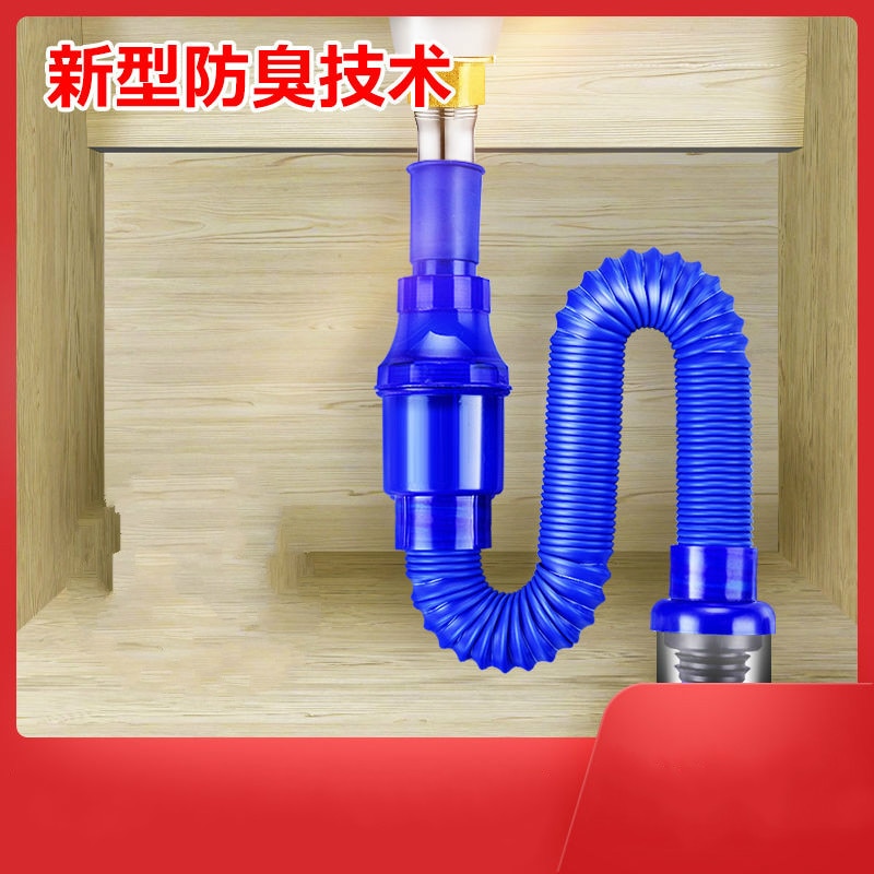 Universal- Küche Waschbecken Ablauf Rohre Anti-riechen Reparatur Teile Werkzeuge Schlecht Waschbecken Kanalisation Rohre Wasserhahn Zu Hause Werker E11724
