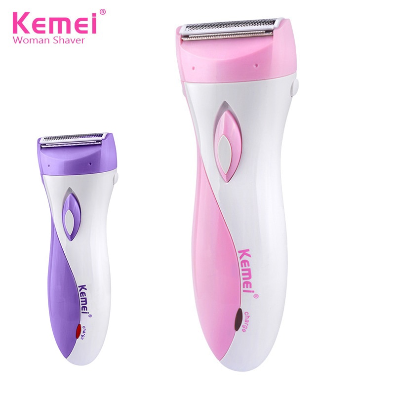 Kemei Profi frauen rasierer frauen rasierer Dame körper weibliche rasieren maschine Bikini Trimmer bein elektrischen rasierer für frauen Gesicht körper oxter