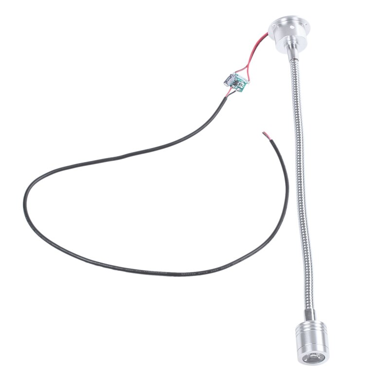 3W DC 12V-24V flexibel LED Stelle lampe büro lampe, weiß