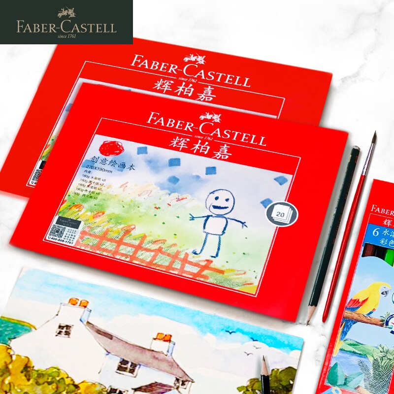 Mehrfarbig Karte Papier 16K Wasser Löslich Öl Farbige Blei Malerei Buch Enthält leer Aquarell Papier Kopie Papier Kraft Papier