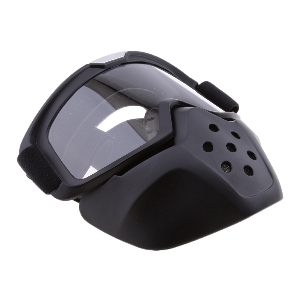 Motorrad Brille Mit Abnehmbare Maske Schutzbrille Maske Schutz Kühlen Helm Brille