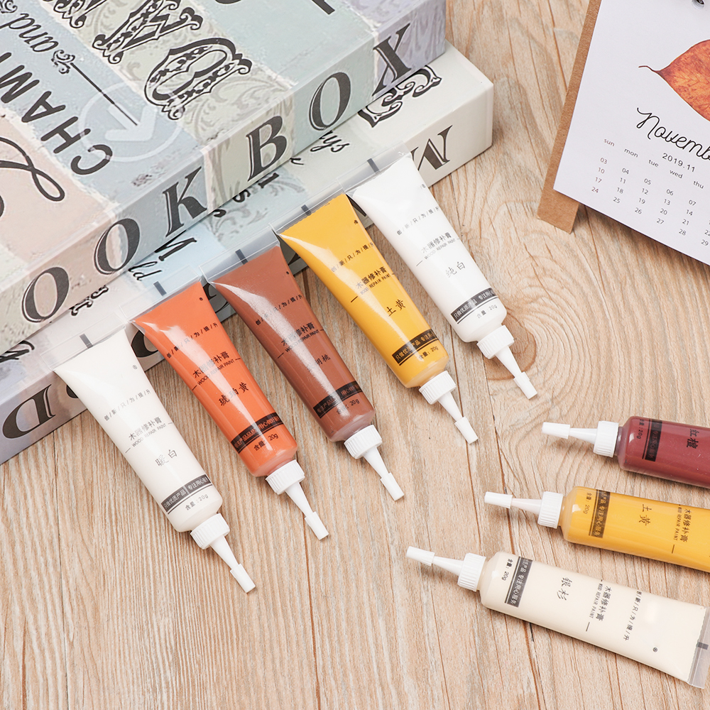 Mehrfarbig Mehrzweck Möbel Reparatur Farbe DIY Holz Produkt kratzen Füllstoff Entferner Holz Möbel berühren hoch Werkzeug einstellen