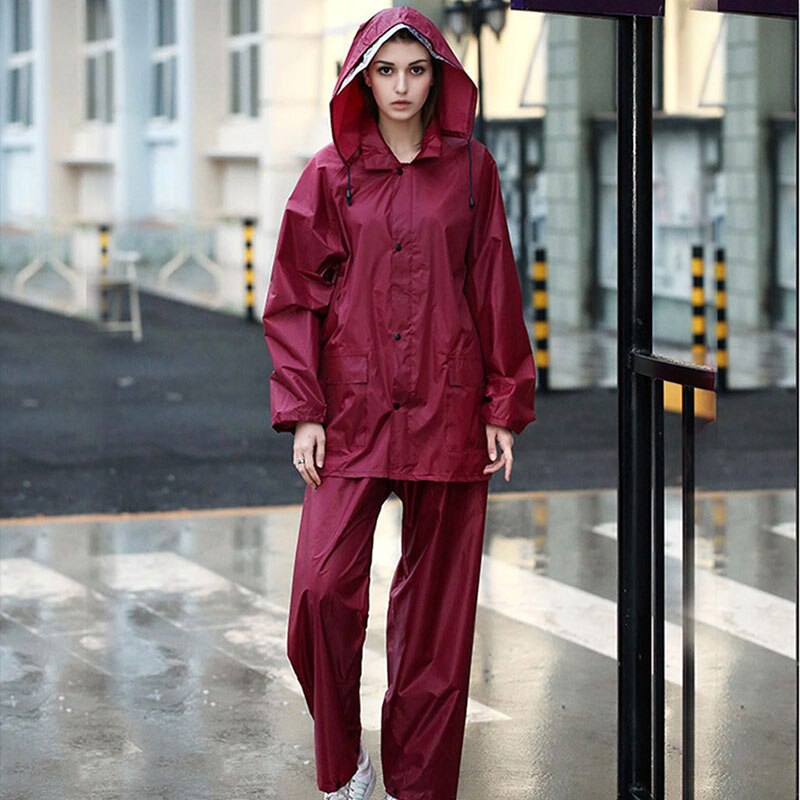 Frauen/Männer Graben Mantel Stil Regenmantel Motorrad Regen Anzug Undurchlässig Fahrrad Regen Poncho Erwachsene Wasserdichte Regenbekleidung Regen Mantel