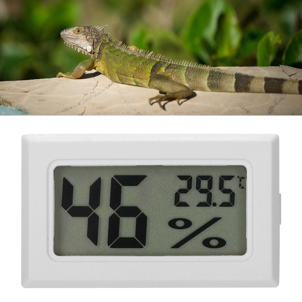 Wasserdicht LCD Digital Thermometer Reptil Terrarium Haustier Reptil Hygrometer eingebettet Aquarium Thermometer Messung Werkzeug