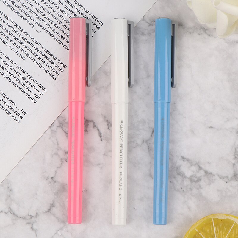 Papier Cutter Kreative Stift Geformt Sicherheit Keramik Diamant Malerei Pergament Papier Cutter Spitze Kein Rost dauerhaft Startseite DIY Werkzeug