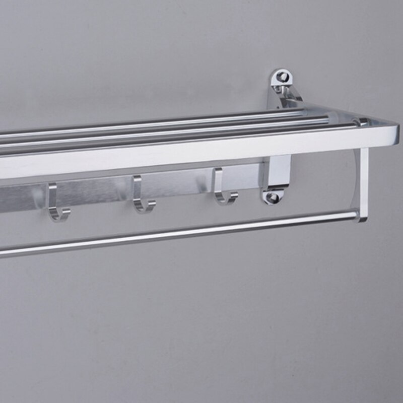 Handtuch Halfter Schlecht Raum Aluminium KleiderbüGel Falten matt Schlecht Handtuch Gestell Zauberstab Halterung Waschraum Regal Doppel Handtuch Schiene Para