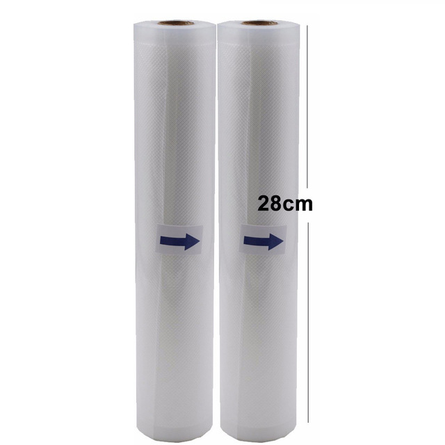 Lebensmittel vakuum versiegelung Lagerung Sparer taschen Vakuum Kunststoff rollen 5 größe Taschen Für Küche Vakuum Versiegelung zu halten lebensmittel frisch