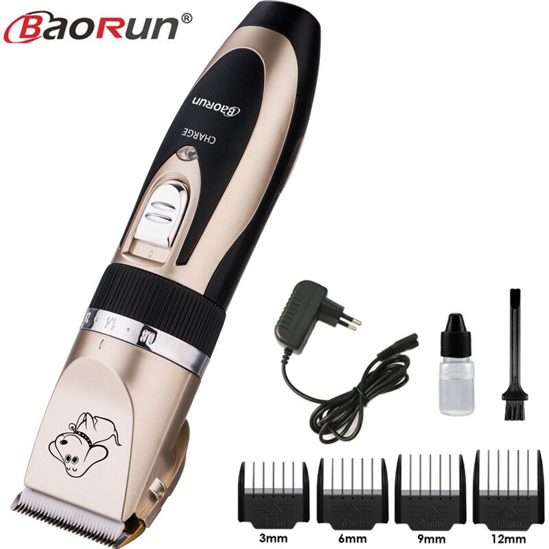 P2 Hund Haar Trimmer BAORUN Wiederaufladbare Haustier Katze Haarschneidemaschine Haar Haarschneidemaschine Haarschneider Hund Katze Haar Schneiden Maschine