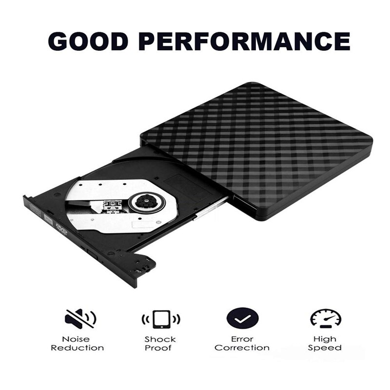 Externe USB BluRay Stock Bluray BD CD DVD Spieler 3D USB 3,0 Typ-C Brenner Für Laptop Schreibtisch Mac OS Fenster XP 7 8 10