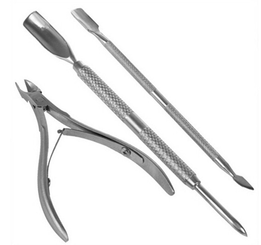 Toten Haut Scher 3 teile/satz Edelstahl Zehennagel Haarschneidemaschine Rand Cutter Schere Manikübetreffend Werkzeug Entferner Zange Werkzeug Fußpflege Werkzeug