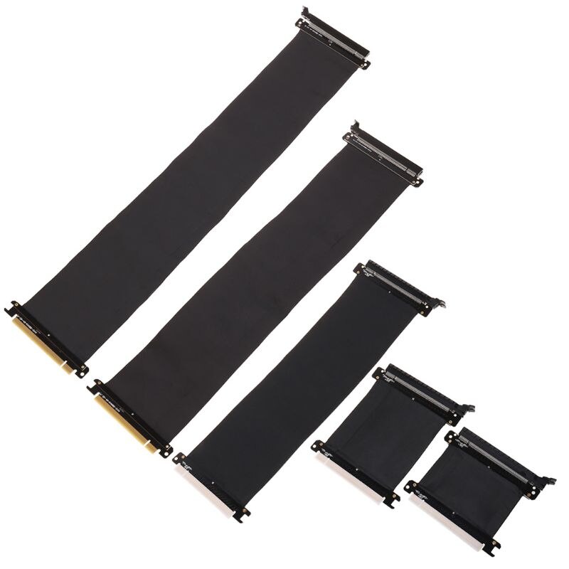 hoch Geschwindigkeit PC Grafikkarten PCI äußern 3,0 16x flexibel Anschluss Kabel Steigleitung Karte Erweiterung Hafen Adapter für GPU mit antijam