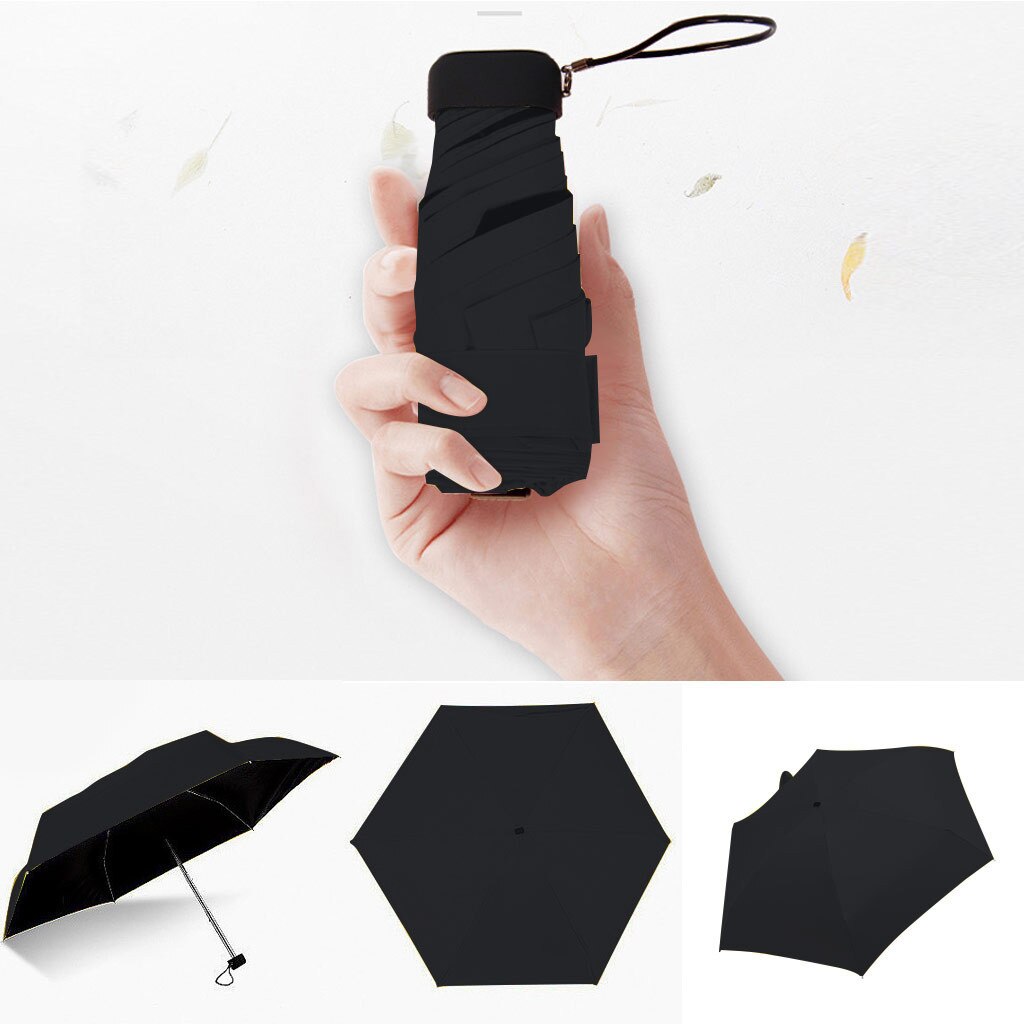 Regenschirm Sonne Regen Frauen Flache Leichte Regenschirm Sonnenschirm Klapp Sonnenschirm Mini Regenschirm Kleine Größe Leicht Einkaufen Sonnenschirm #25