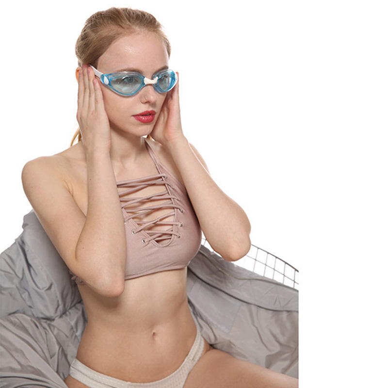 Männer Frauen Schwimmen Brille Klar Wasserdichte Anti-Nebel Einstellbare Professionelle Wettbewerb Brille Erwachsenen Ich bin Freien Schwimmen Schwimmbad