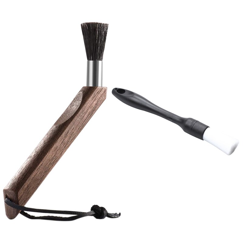 Lange Griff Kaffee Schleifen Maschine Sauberen Pinsel mit Kaffee Maschine Reinigung Pinsel Kaffeemühle Pinsel Griff