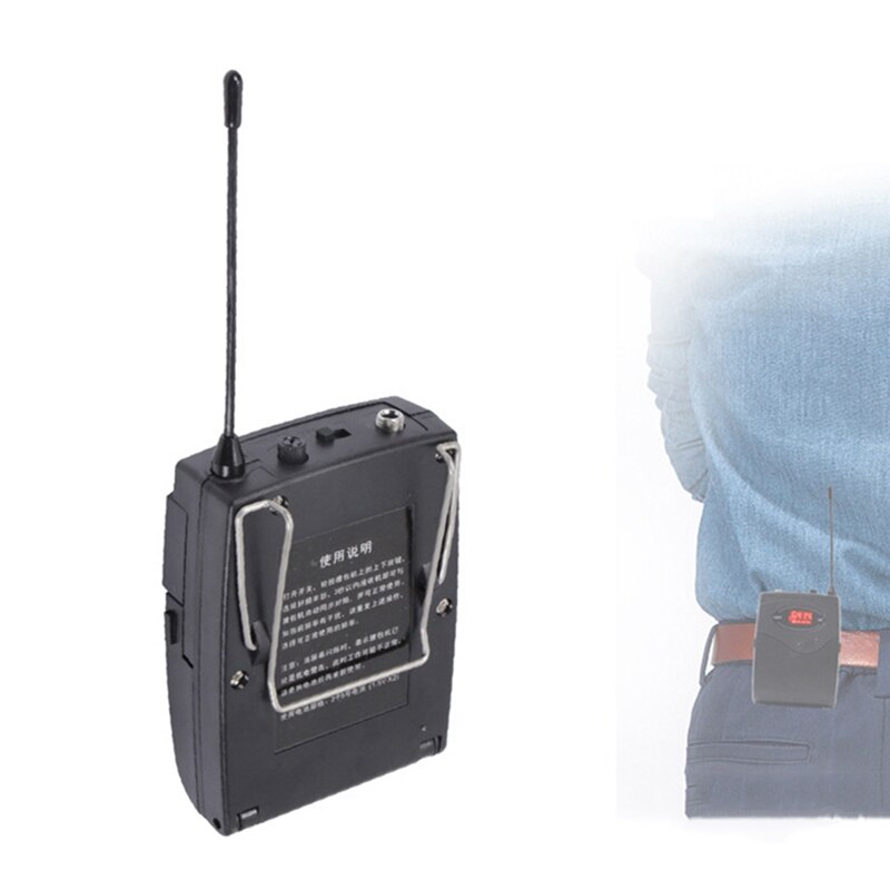 kabellos Mikrofon System, Drahtlose Mikrofon einstellen Mit Headset & Lavalier Revers Mikrofone Beltpack Absender Empfänger