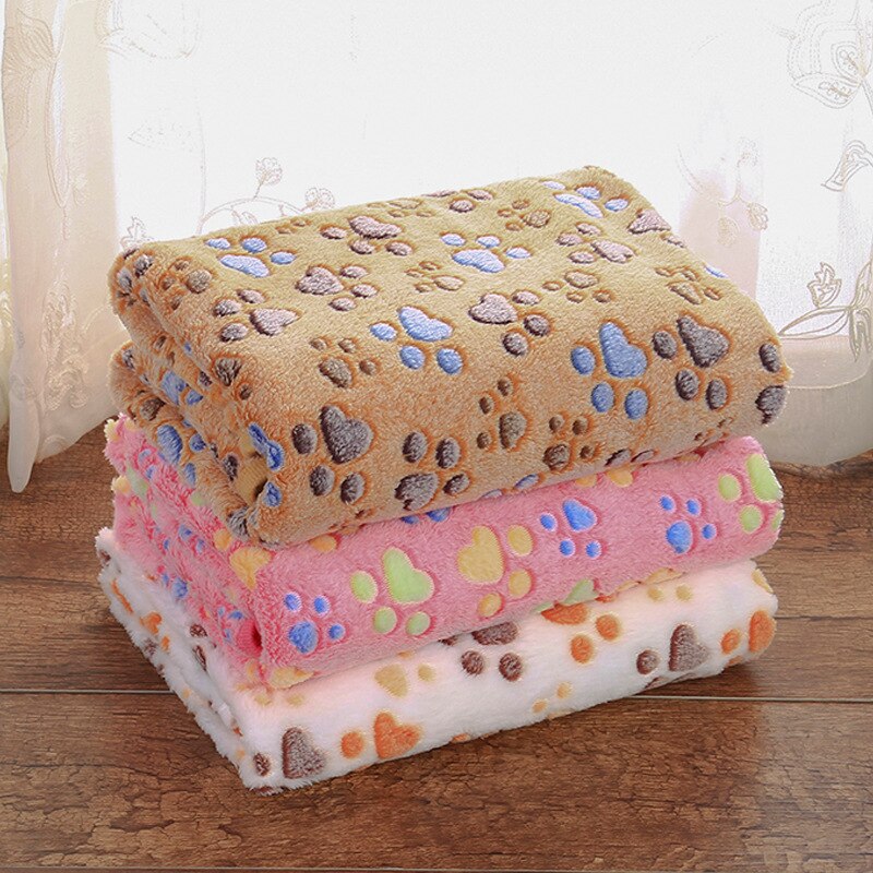 Haustier Weichen Flanell Verdickt Vlies Pad Haustier Decke Bett matt Für Welpen Katze Sofa Kissen Hause Teppich Warme Schlaf Matratze Haustier Liefert
