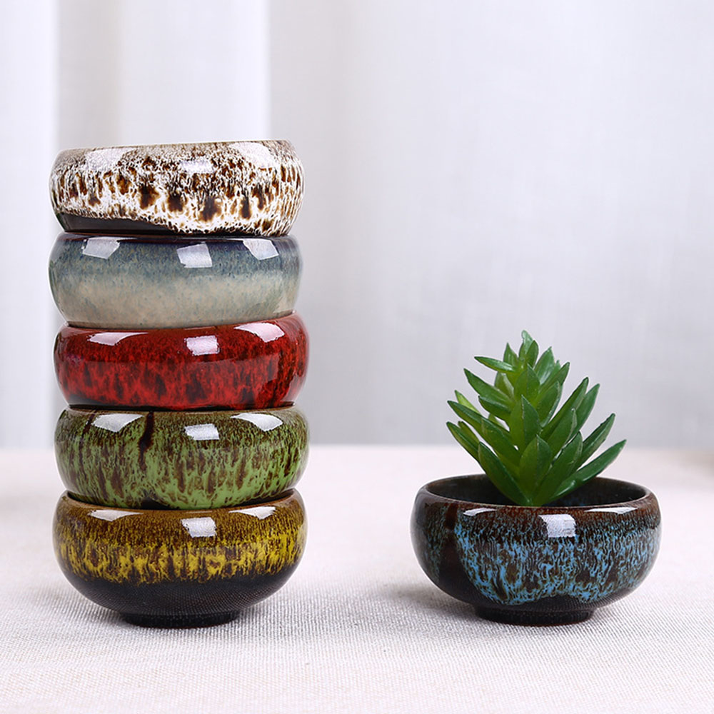 Mini Weide Bonsai Blume Keramik Blumentopf Für sterben Garten Pflanzer Schreibtisch Pc Dekor Blume Ceram Töpfe Blumentopf Dekorative bilden