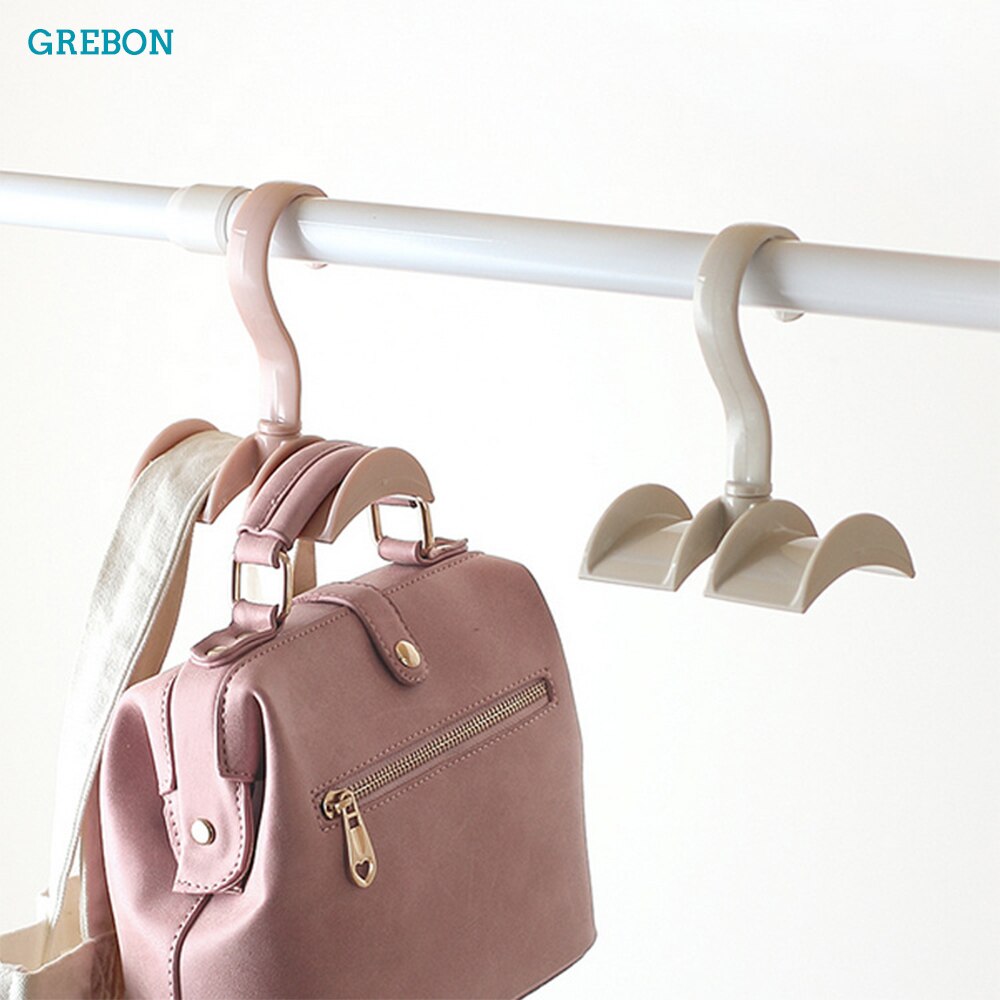 Wandschrank Organizer Tasche Halfter Handtasche Aufhänger Schrank Lagerung Handtasche Hängen Gestell Platzsparend 360 Grad Drehung Haken Kreative