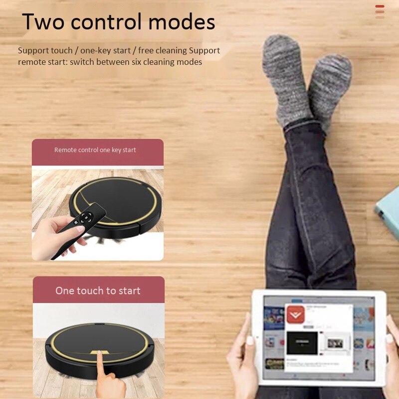 2800Pa Multifunktionale Roboter Staubsauger, Drei in Einem Automatische Ladung Trockenen und Nassen ing Staubsauger