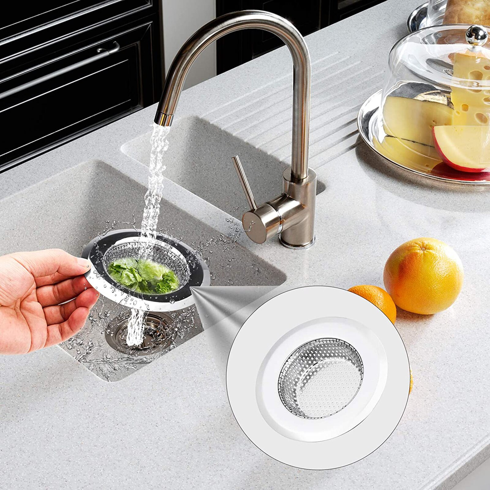 Küche Schlecht Waschbecken Sieb Abfall Stecker Ablassen Stopper Filter Korb Küche Waschbecken Werkzeug Anti-Verstopfen Küche Waschbecken Stopfen