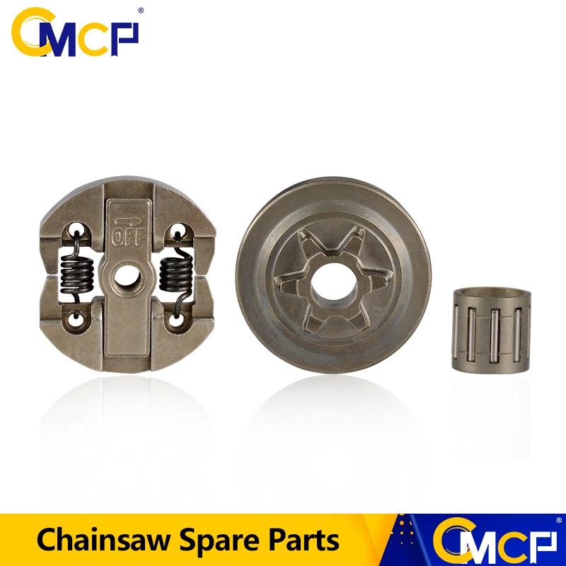CMCP Kupplung Trommel & Kupplung Abdeckung & Nadel Lagerbier passen Für Chinesische Kettensäge 2500 25cc Kettensäge Ersatzteile