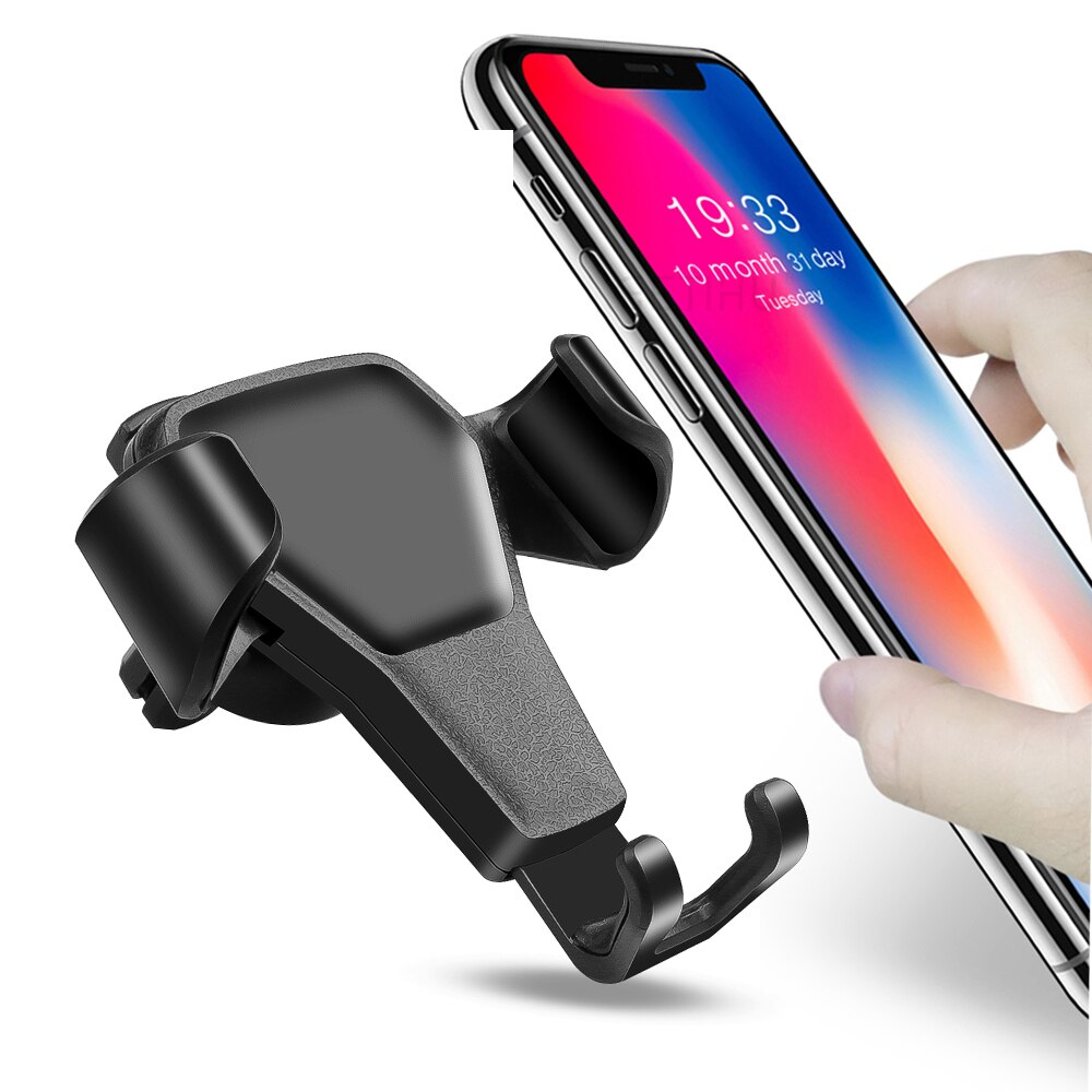 Schwerkraft Auto Halfter Für Telefon Luft entlüften Clip Montieren Handy, Mobiltelefon Zelle Stehen Smartphone GPS Unterstützung Für iPhone 11 XS X XR 7 Xiaomi