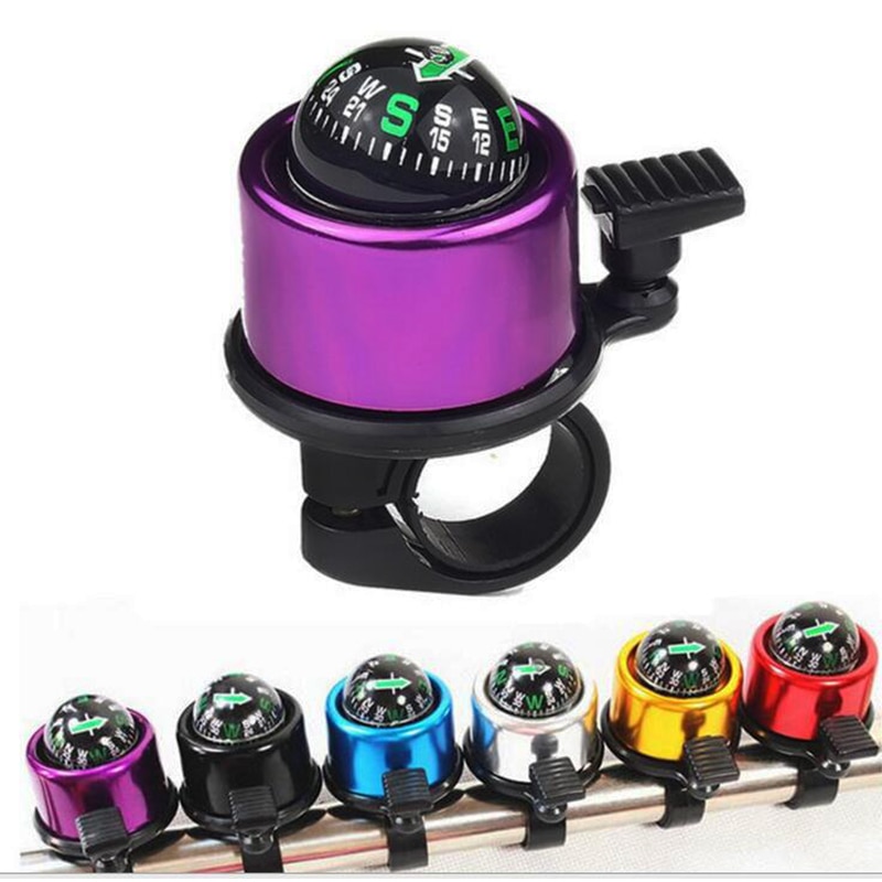 Mini Farbe Fahrrad CompassBell Clip auf Lenker Ring Legierung MTB Straße Faltbare Fahrrad Klang Lautsprecher Bisiklet Aksesuar Radfahren Horn