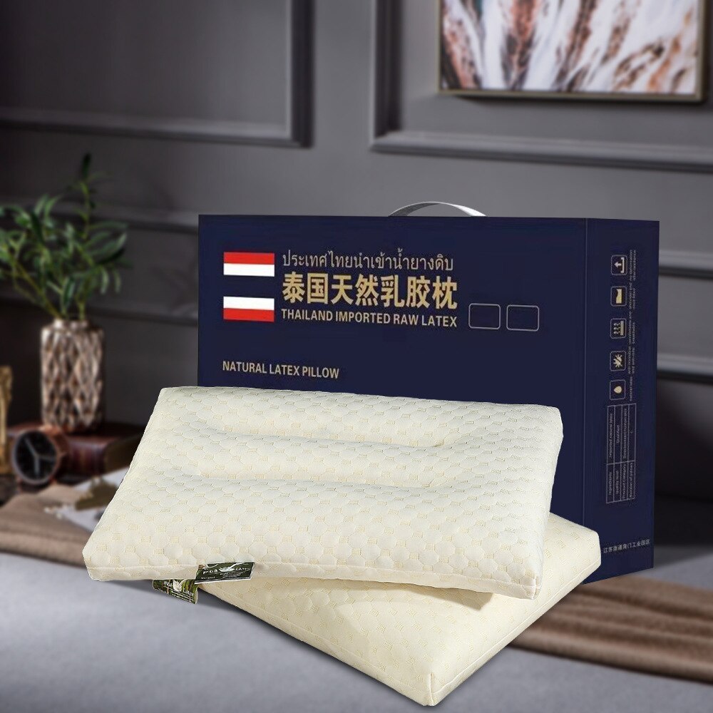 Natürliche thailändisch Latex Kissen Langsam Rebound Speicher Kissen Zerkleinert Latex Partikel Kissen Kasten Kissen Kissen