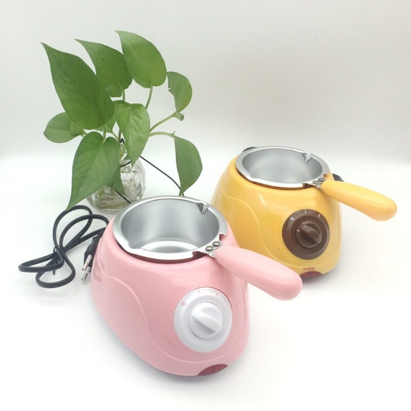 Elektrische Schokolade Schmelzofen dauerhaft Edelstahl Kunststoff Heißer Schokolade Schmelzen Topf Elektrische Fondue Schmelz Maschine Werkzeug