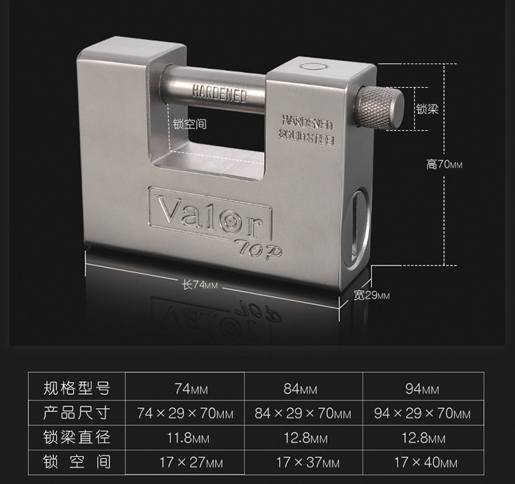 E9 Serie Archaize Super B Klasse Vorhängeschlösser Sicher Anti-Diebstahl sperren Rostfrei Antike Bronze- oben Sicherheit Schlösser Für Hause Hardware-