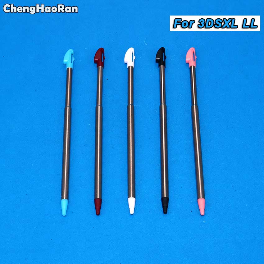 ChengHaoRan Kunststoff &Ampere; Metall Versenkbaren Stift berühren Kuli Für Nintendo Für 3DS XL LL 3 DSLL 3 DSXL spiele Zubehör