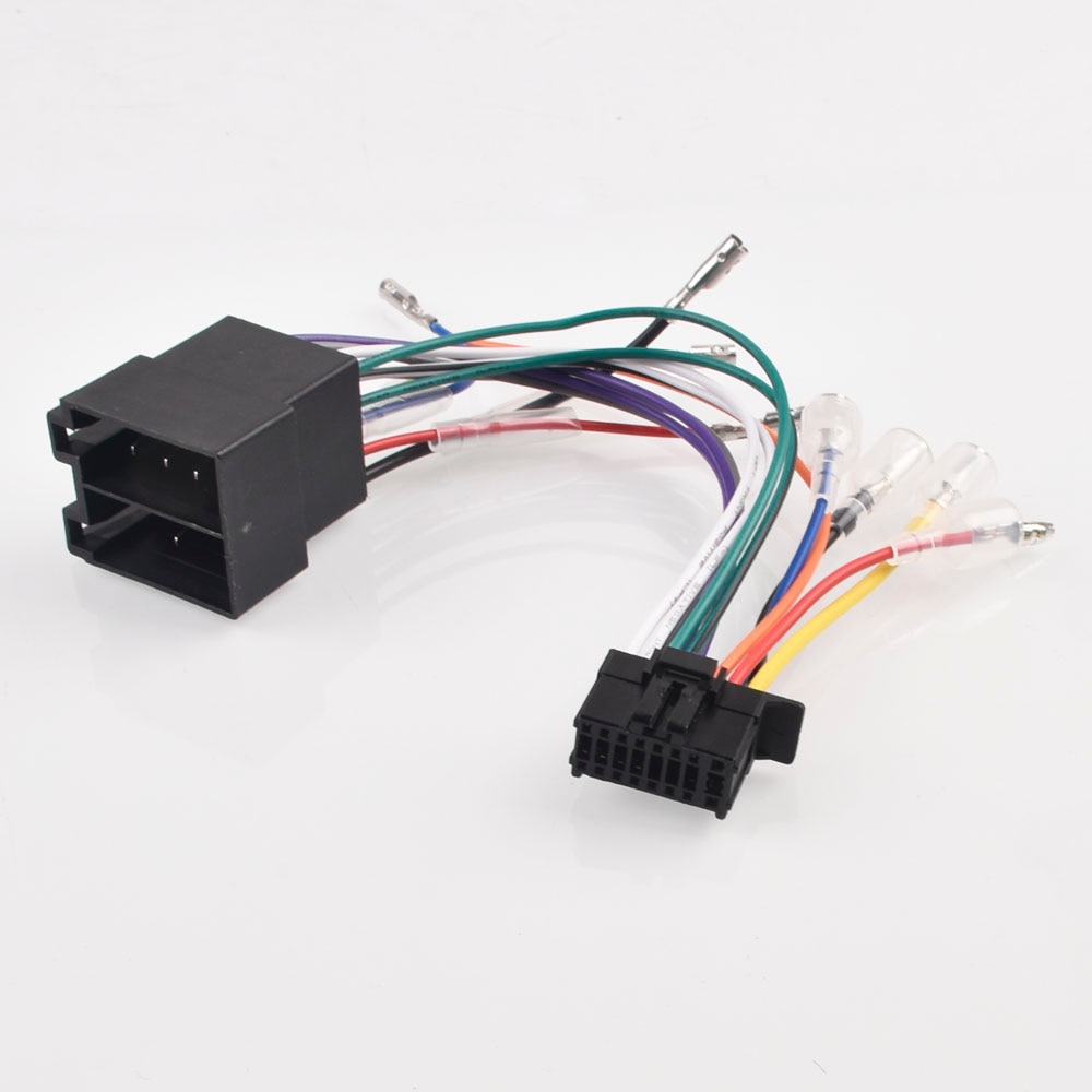Auto Radio Kabelbaum 16Stift Stecker Kabel für Für Pionier Mit ISO Stecker -hoch