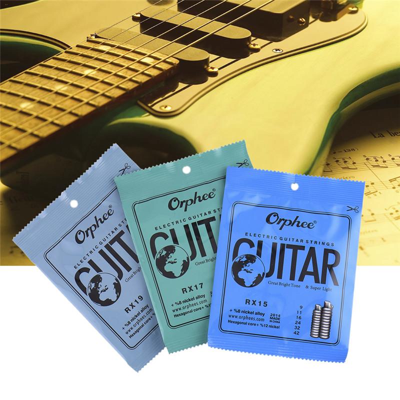 1 einstellen Praktiziert Vernickelt Stahl Gitarre Saiten Für Elektrische Gitarre Mit Original Einzelhandel Paket Heißer