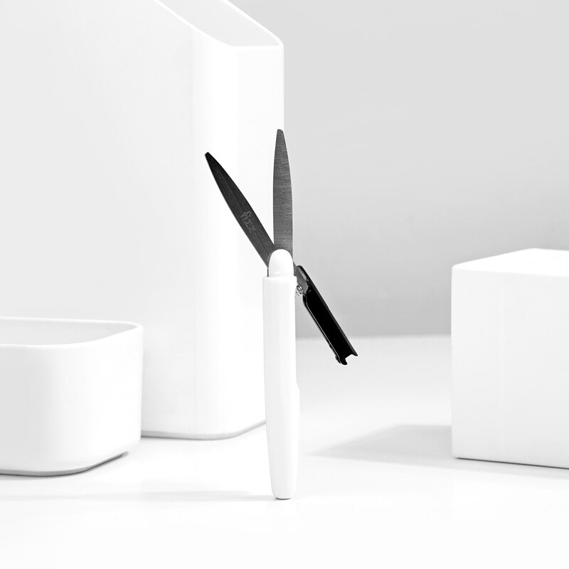 zischen tragbar Schere Anti-Rost Anti-Stock selbst-Verriegelung Sicherheit Frühling mit Messer Startseite Dienstprogramm Messer Handbuch Kuli Schere