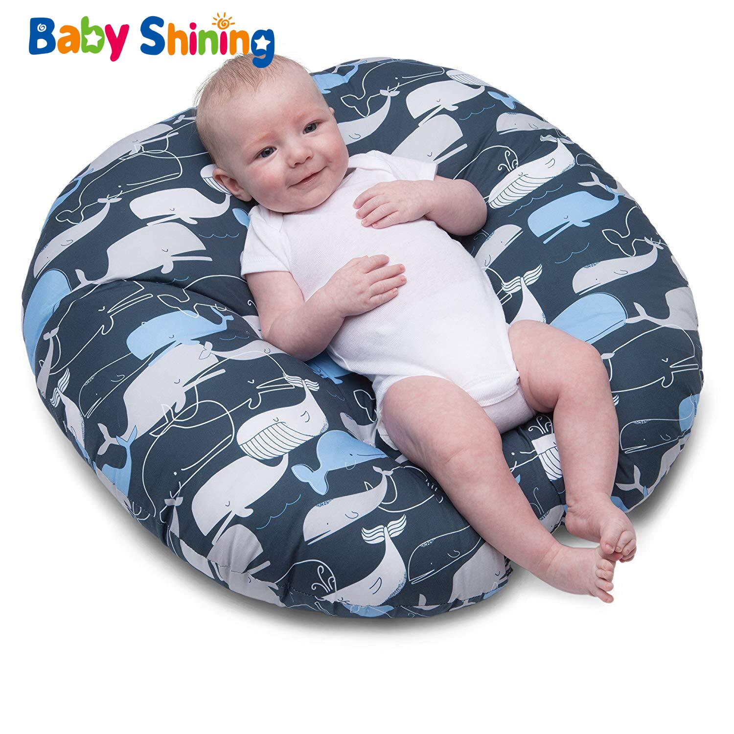 Baby Glänzende Neugeborenen Babynest Baumwolle Schlaf matt 0-2Y Baby Matratze 15CM Dicken Atmungs Maschine Waschbar Baby Kissen