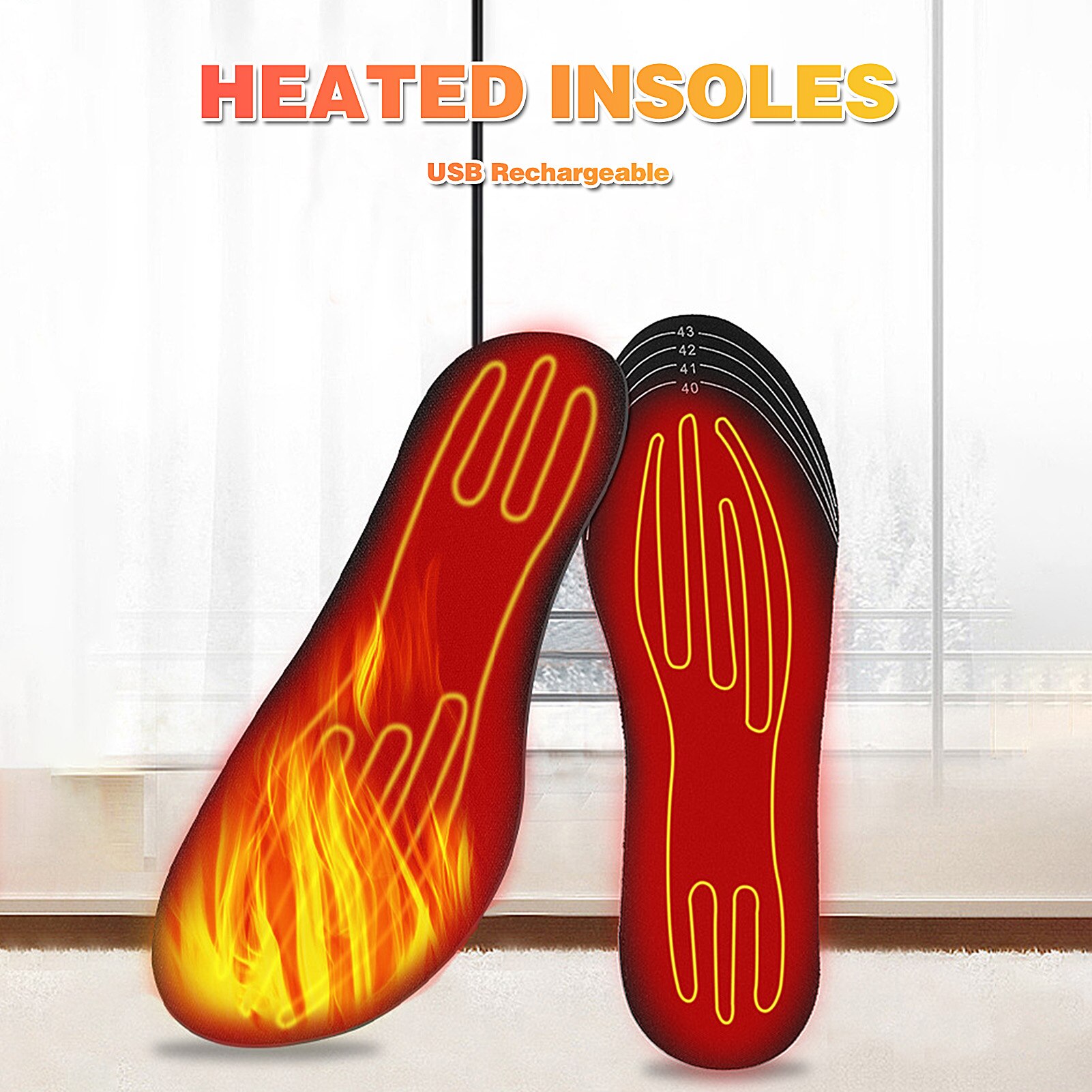 1 paar USB Erhitzt Schuh Einlegesohlen Fuß Erwärmung Pad Füße Wärmer Socke Pad matt Winter draussen Sport Heizung Einlegesohlen Winter warme
