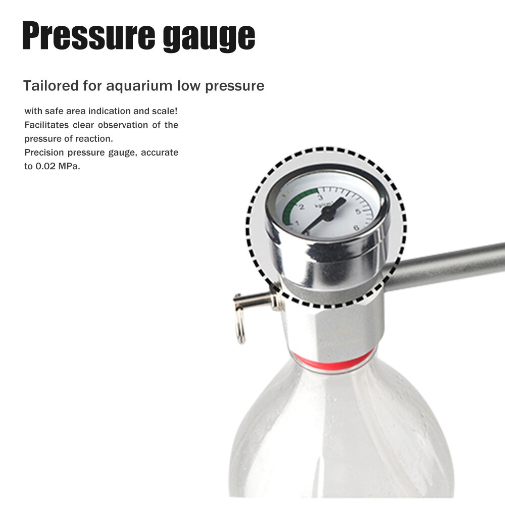 Aquarium CO2 Generator System Bausatz CO2 Diffusor Regler mit Magnetventil blasiert Zerstäuber Fisch Panzer Für Aquatische pflanzen wachstum