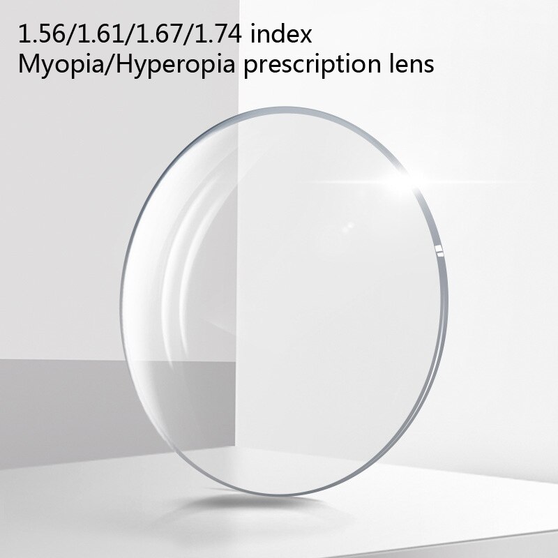 1,56 1,61 1,67 1,74 Index Harz Asphärische Brillen Objektiv Myopie/Hyperopie Optische Objektiv Klar Presbyopie Linsen 2 Stck