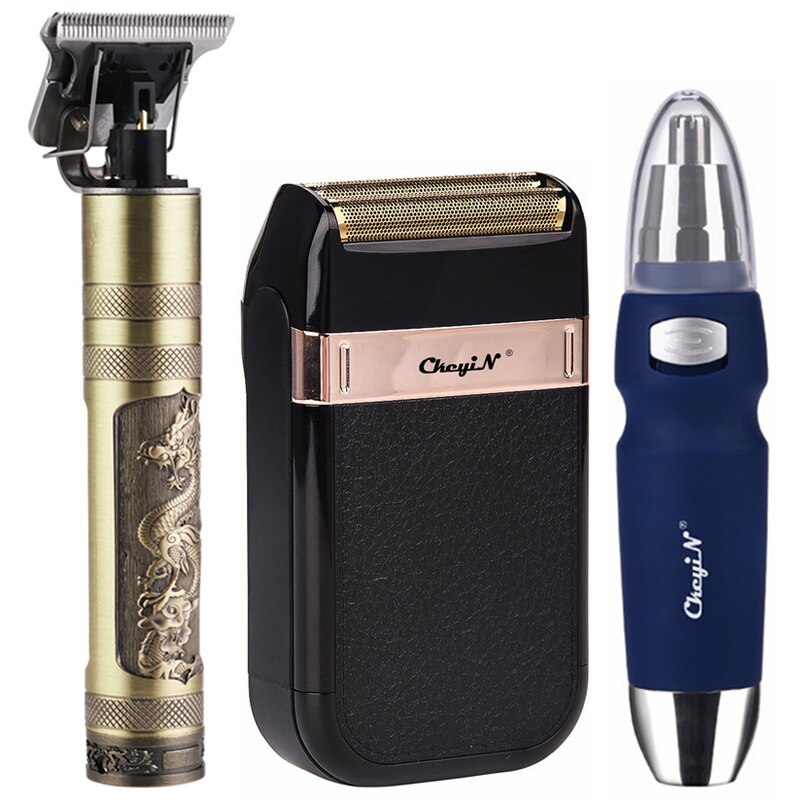 Elektrische Haarschneidemaschine Trimmer + Nase Haar Trimmer Professionelle Barbier Haar schneiden Maschine Bart Trimmer für Männer Wiederaufladbare Rasierer rasierer