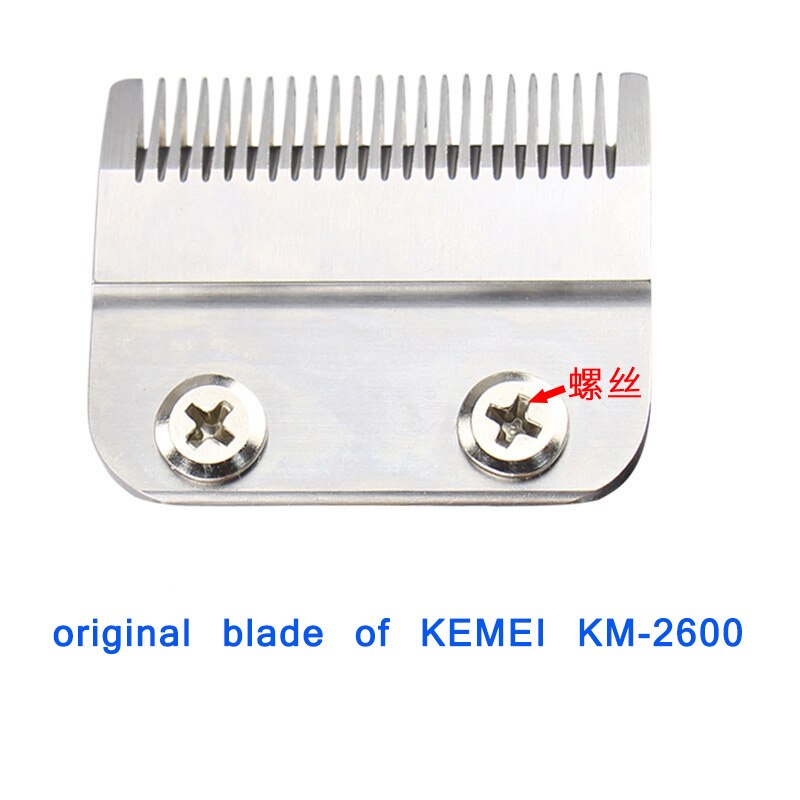 Kemei 2600 Ersatzklinge Haarschneidemaschine Klinge Friseur Schneidkopf für elektrischen Haarschneider Rasierer Haarschneidemaschine Schneidemaschine