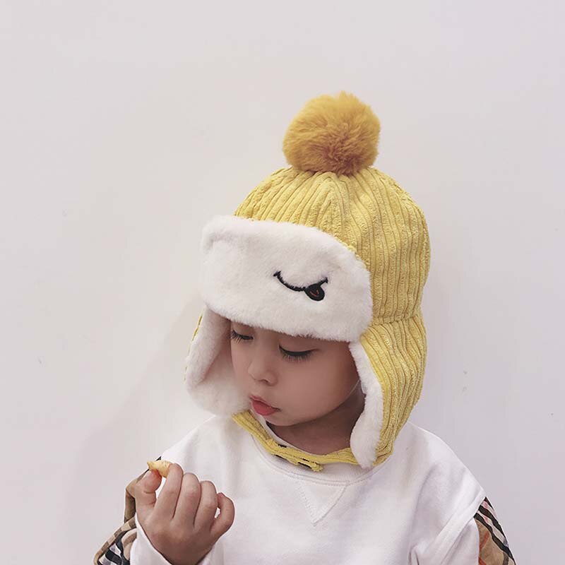 Doitbest 3 zu 8 jahre ändern Junge mädchen Mützen Bomber Hütte Winter Art betroffen Hütte freundlicher mädchen Earflap Kappen