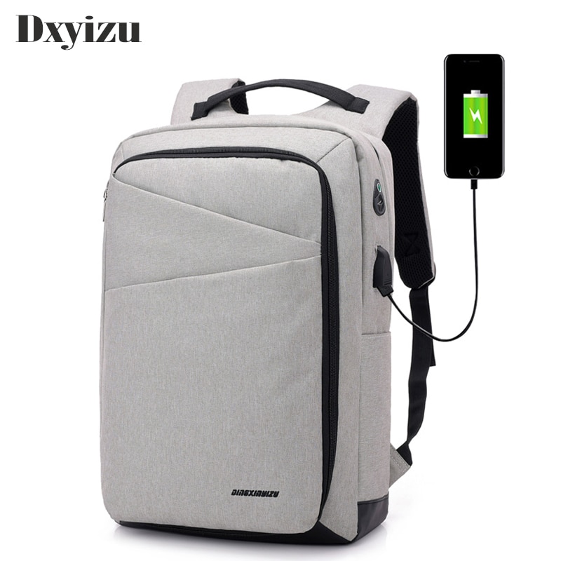 Usb-gebühren Diebstahl Männer Rucksack Laptop Rucksack Mit Großer Kapazität Lässig Schultasche Für Teenager Junge Wasserdichte Reiserucksack